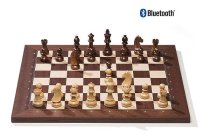 DGT e-board Bluetooth Rosewood - Royal Pieces verzwaard - Met Coördinaten