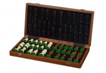 Houten Schaakset No: 5, KH 90 mm, opklapbaar, Art Set Sapele